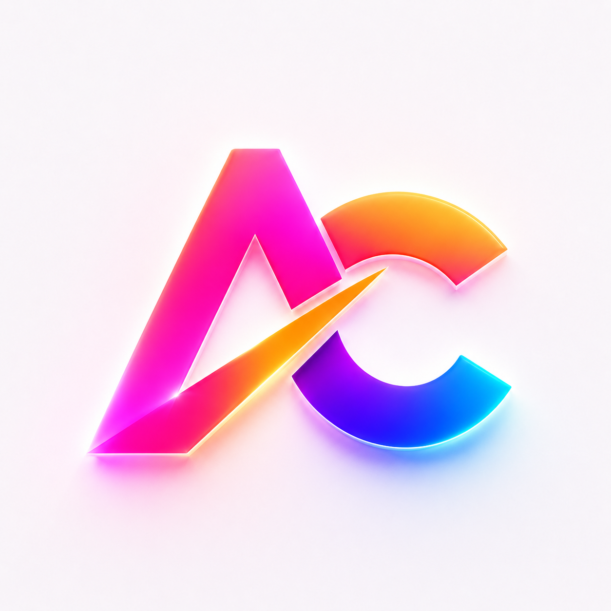 Case neon logo